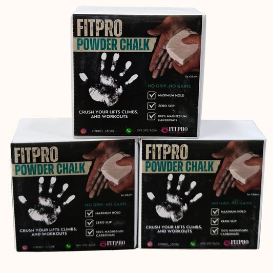 FITPRO Powder Chalk block (ก้อนชอล์กฟิตเนส) – ก้อนชอล์กกันลื่นสำหรับออกกำลังกาย