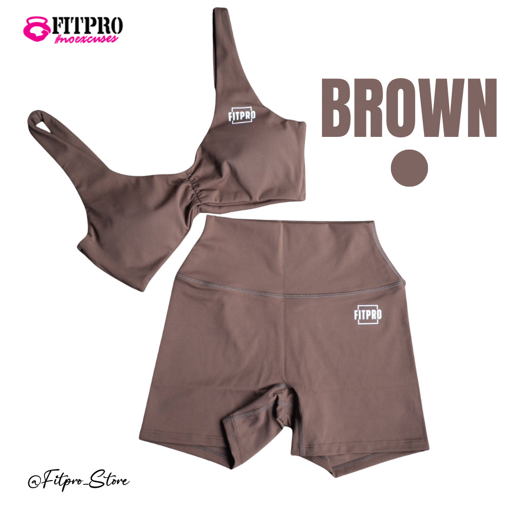 FITPRO Women’s Activewear Set สปอร์ตบรา + กางเกงขาสั้นเอวสูง
กระชับ สวมใส่สบาย เนื้อผ้านุ่ม ยืดหยุ่นสูง รองรับทุกกิจกรรม ทั้งเวทเทรนนิ่ง วิ่ง โยคะ พิลาทิส