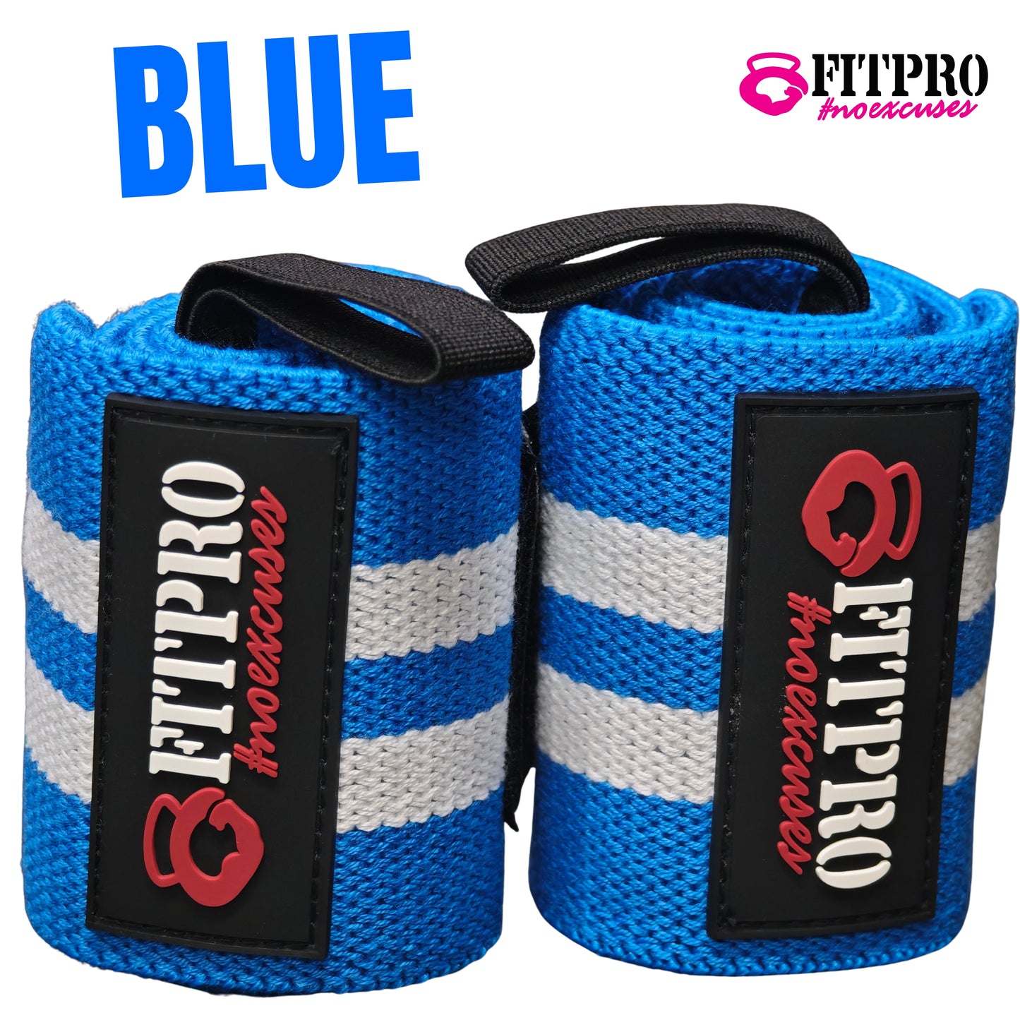 Fitpro Wrist Wraps สายรัดข้อมือยกน้ำหนัก 1 คู่  / ที่ซัพพอร์ตข้อมือ หนา 3 มิล ผ้ายืด