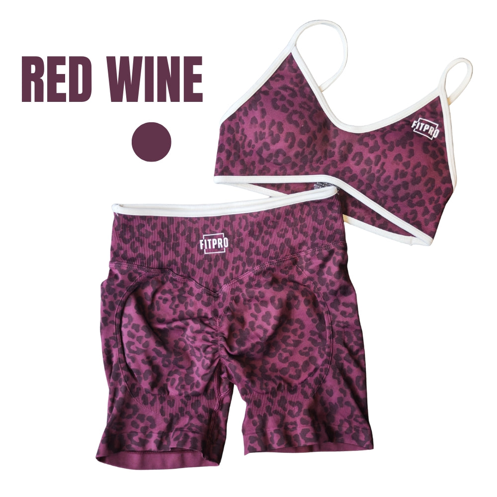 FITPRO Leopard Set Booty Lift ชุดออกกำลังกาย ยกก้นเด้ง ผ้านิ่ม ใส่สบาย  Breathable & moisture-wicking material