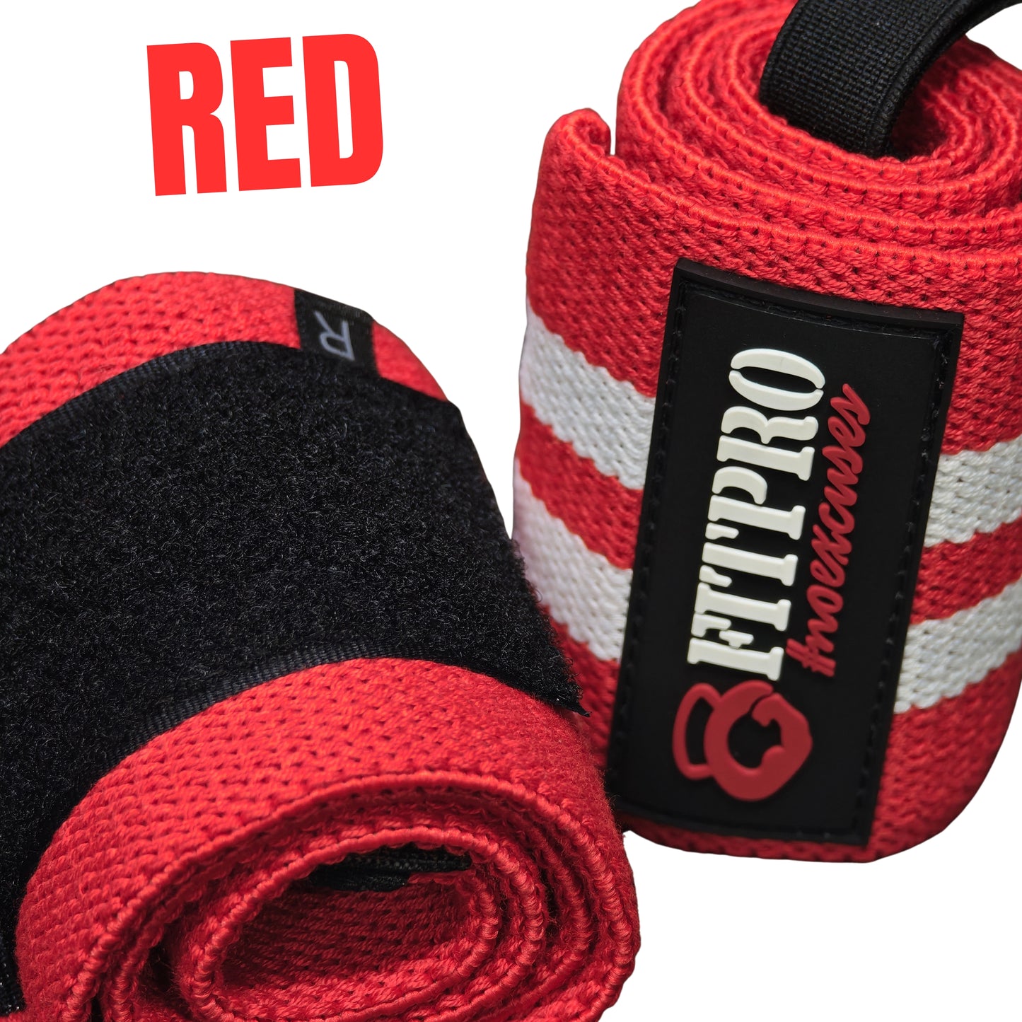 Fitpro Wrist Wraps สายรัดข้อมือยกน้ำหนัก 1 คู่  / ที่ซัพพอร์ตข้อมือ หนา 3 มิล ผ้ายืด