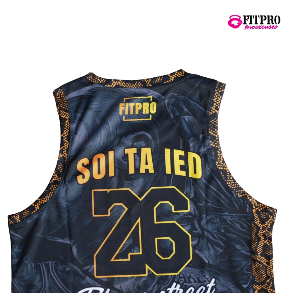 🔥 FITPRO SOI TA IED TANK TOP 🔥 เสื้อกล้ามออกกำลังกายสไตล์ Fitness Street ดีไซน์สายสปอร์ตเข้ม ดุดัน ใส่ได้ทั้งฟิตเนส วิ่ง เวท หรือใส่เที่ยวสายสตรีทก็เท่