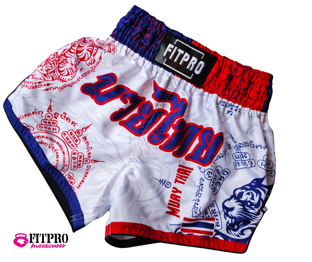 Fitpro MUAY THAI Short กางเกงมวยไทย LIMITED EDITION ลายยันต์ไทย