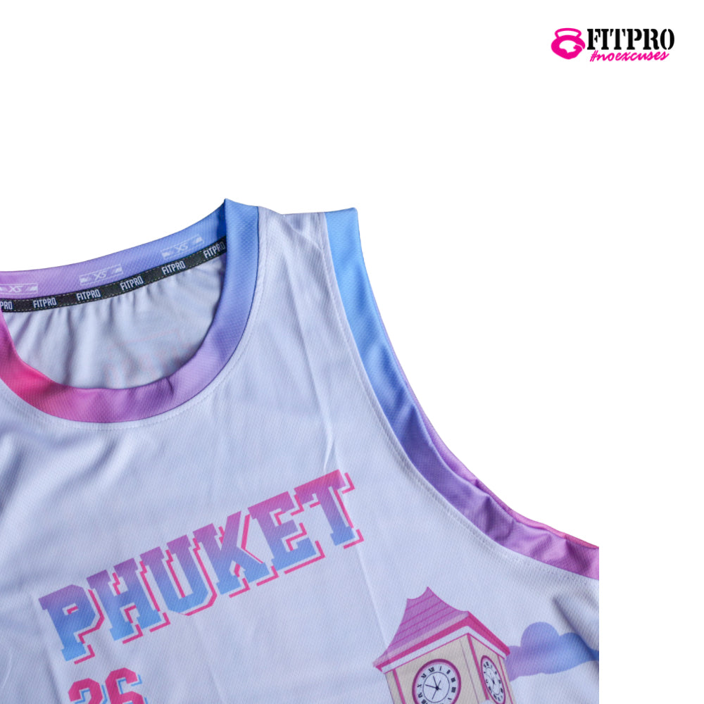 Fitpro Gym Singlet – Beach& Style เสื้อกล้ามออกกำลังกาย สไตล์ Beach Vibes ผสมกลิ่นอาย Phuket Street Fashion และสาย Fitness ได้อย่างลงตัว