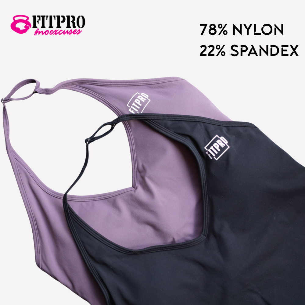 FITPRO Halter Workout Top เสื้อออกกำลังกายคล้องคอเต็มตัว ผ้ายืดหยุ่น แห้งไว ใส่ฟิตเนส โยคะ วิ่ง S-XL