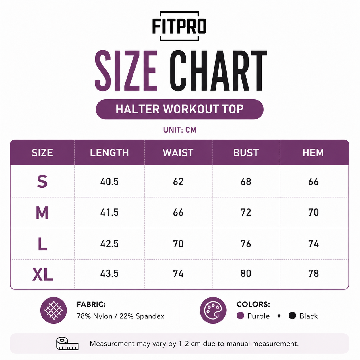 FITPRO Halter Workout Top เสื้อออกกำลังกายคล้องคอเต็มตัว ผ้ายืดหยุ่น แห้งไว ใส่ฟิตเนส โยคะ วิ่ง S-XL