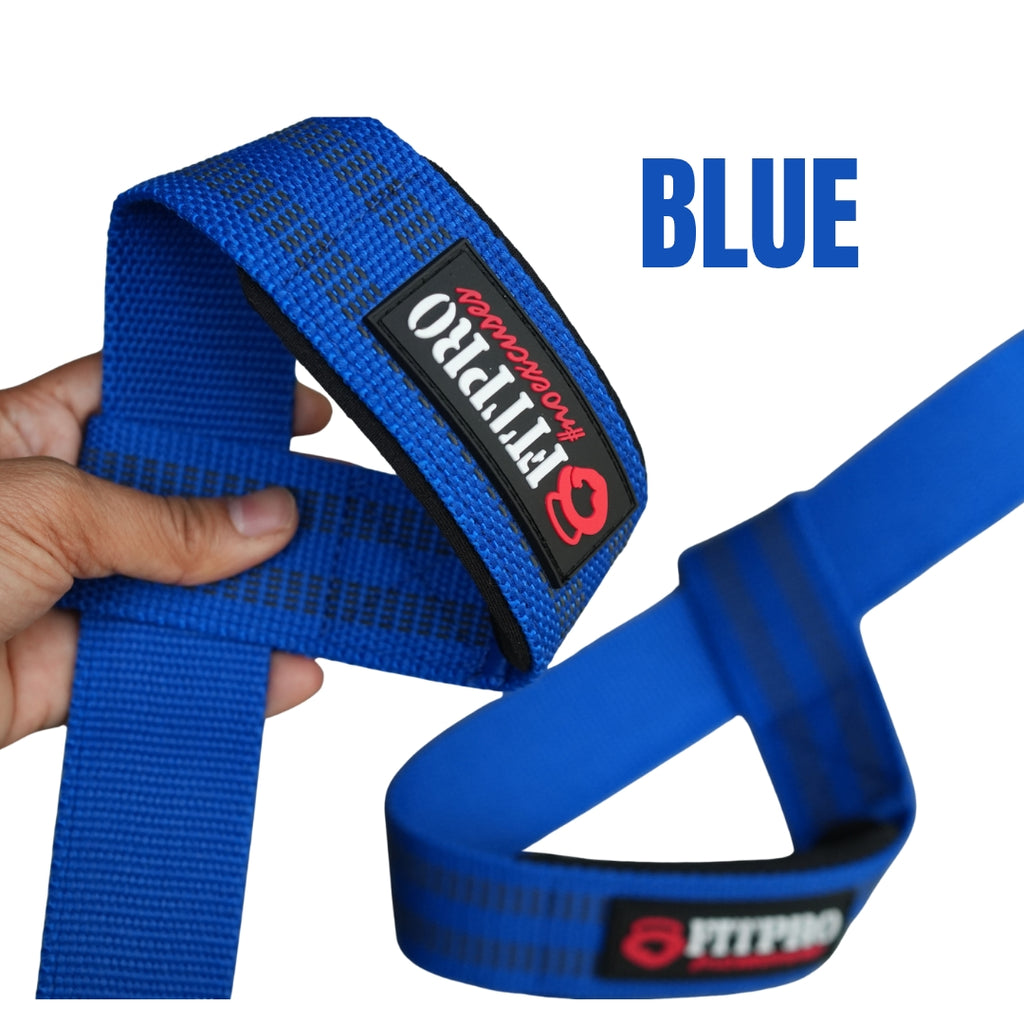 Fitpro Lifting Lifting Straps  Cotton1 คู่ สายรัดข้อมือยกน้ำหนัก อุปกรณ์ออกกำลังกาย Deadlift, Bodybuilding, Powerlifting