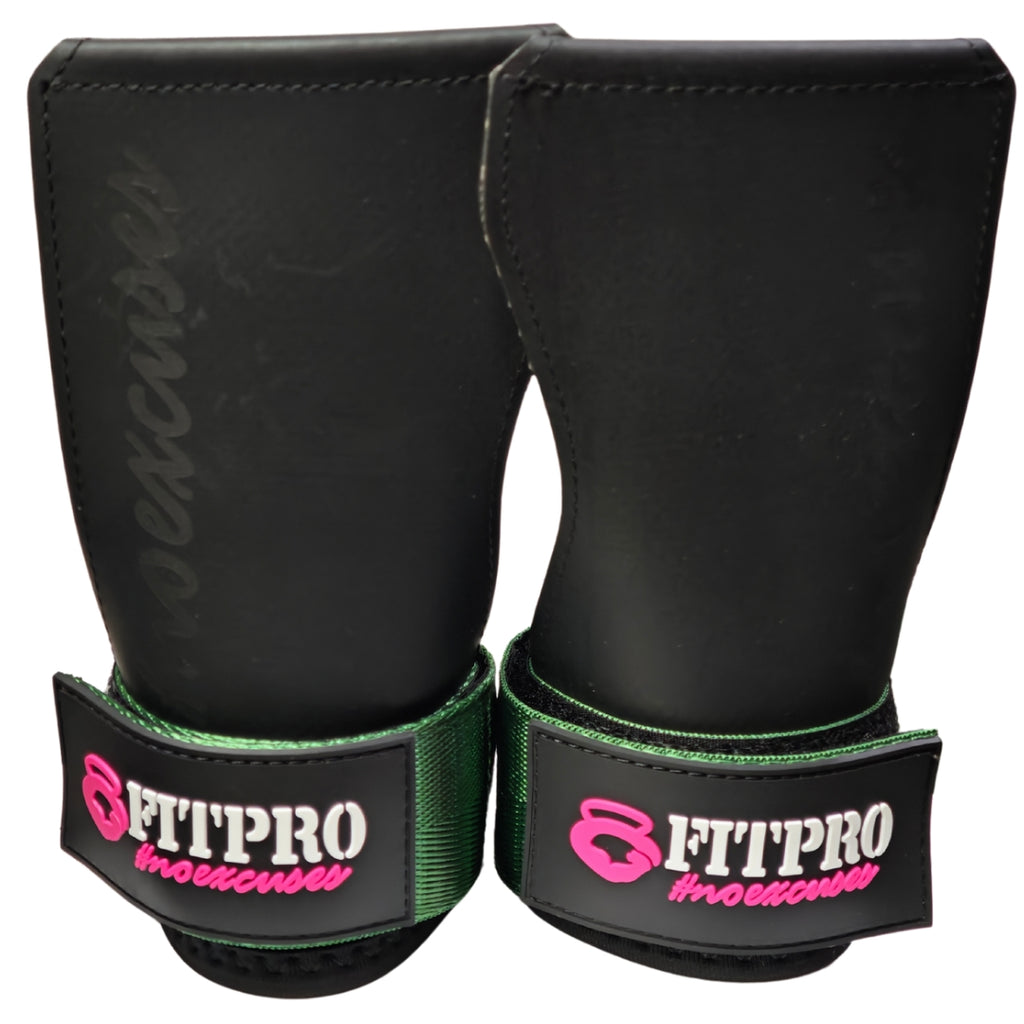 FITPRO HANDGRIP ถุงมือยกน้ำหนัก | สาย Strapกว้าง 3.8 ซม. | Grip แบบ No Hold | Pad หนา 3 มม. | วัสดุ Rubber Hypalon