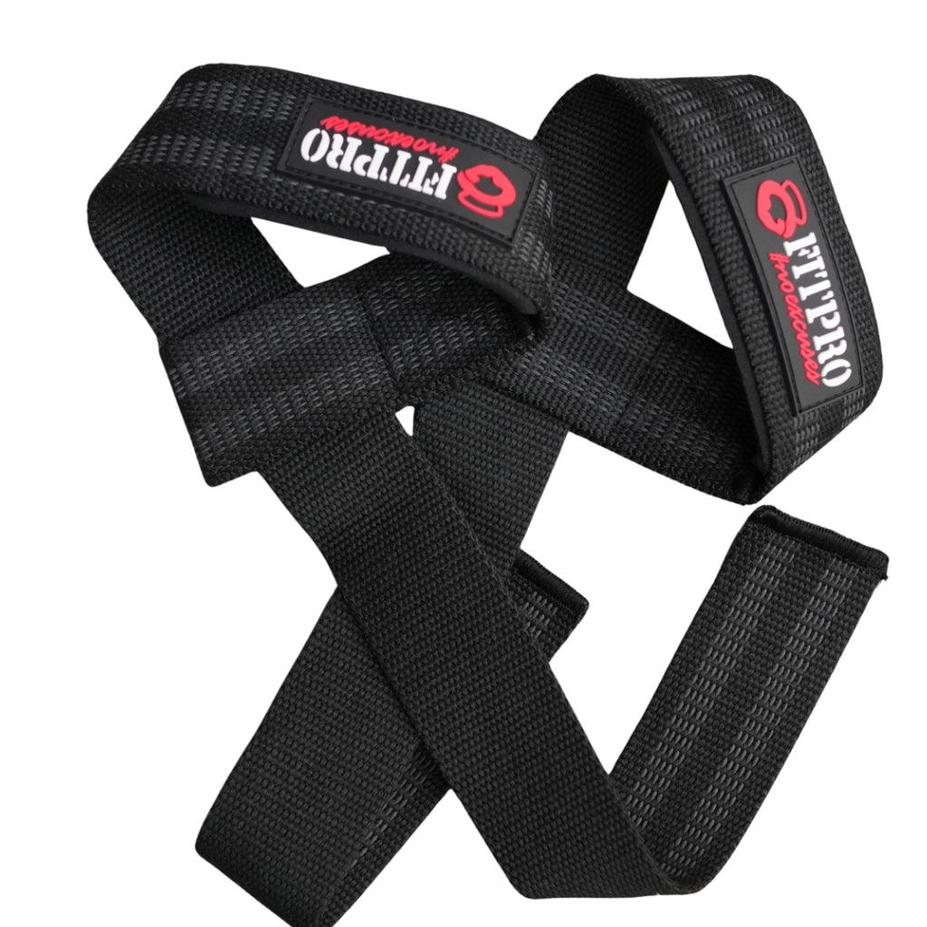 Fitpro Lifting Lifting Straps  Cotton1 คู่ สายรัดข้อมือยกน้ำหนัก อุปกรณ์ออกกำลังกาย Deadlift, Bodybuilding, Powerlifting