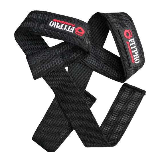 Fitpro Lifting Lifting Straps  Cotton1 คู่ สายรัดข้อมือยกน้ำหนัก อุปกรณ์ออกกำลังกาย Deadlift, Bodybuilding, Powerlifting