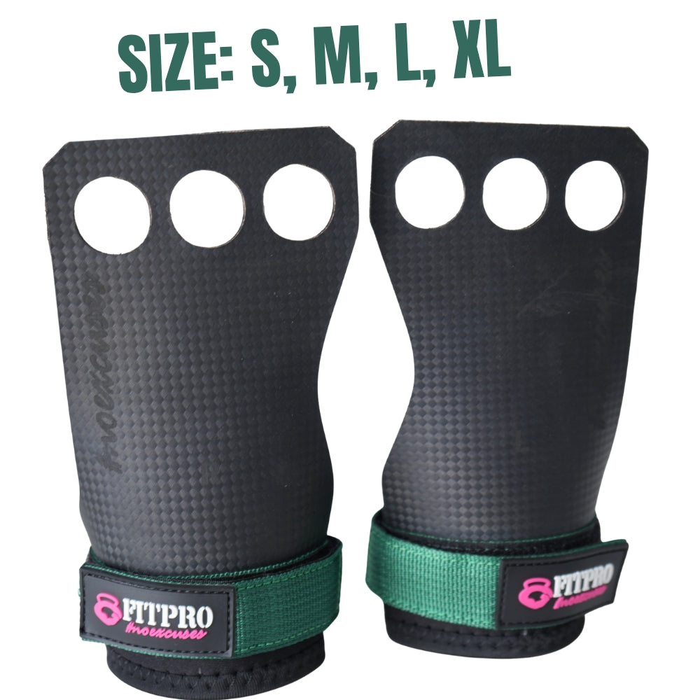 FITPRO Hand Grips ถุงมือฟิตเนส กันตาปลา กันลื่น สำหรับ Pull Up, CrossFit และยกเวท