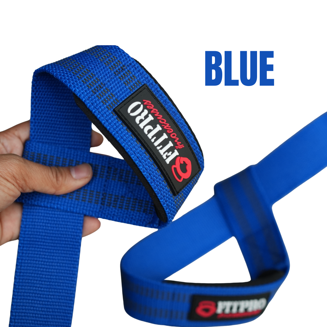 Fitpro Lifting Lifting Straps  Cotton1 คู่ สายรัดข้อมือยกน้ำหนัก อุปกรณ์ออกกำลังกาย Deadlift, Bodybuilding, Powerlifting