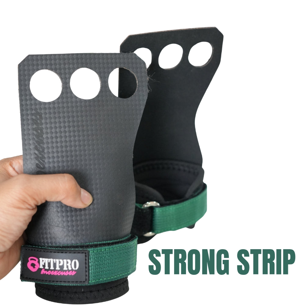 FITPRO Hand Grips ถุงมือฟิตเนส กันตาปลา กันลื่น สำหรับ Pull Up, CrossFit และยกเวท