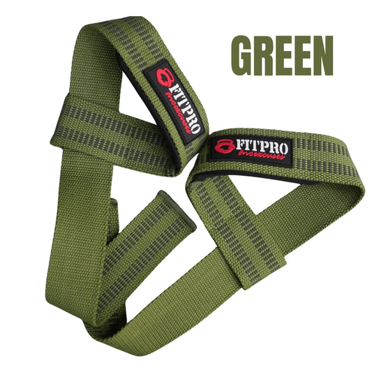 Fitpro Lifting Lifting Straps  Cotton1 คู่ สายรัดข้อมือยกน้ำหนัก อุปกรณ์ออกกำลังกาย Deadlift, Bodybuilding, Powerlifting